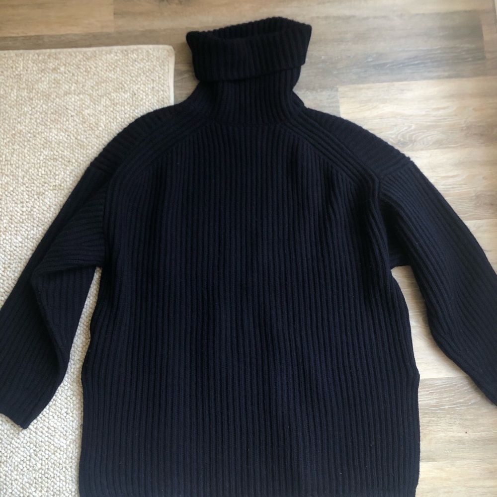 Acne Studios Disa sweater in navy blue, XS